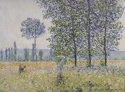 Claude Monet Fields in Spring Spain oil painting reproduction
